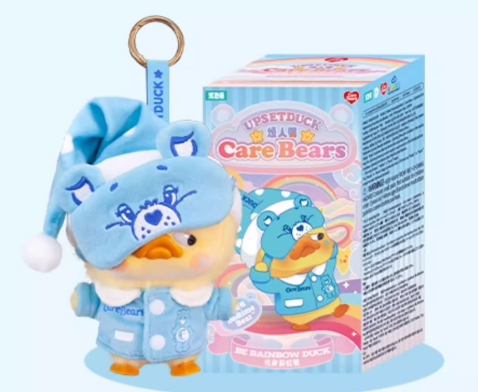 Ready Stock Original Upset Duck Care Bears V5 Be Rainbow Duck 正版烦人鸭化身彩虹鸭系列第五弹