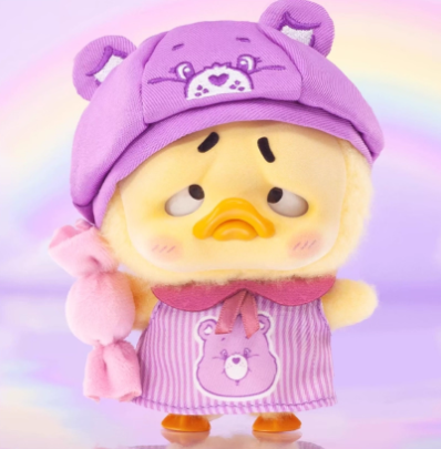 Ready Stock Original Upset Duck Care Bears V5 Be Rainbow Duck 正版烦人鸭化身彩虹鸭系列第五弹