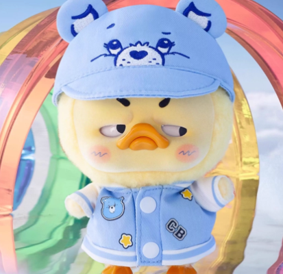 Ready Stock Original Upset Duck Care Bears V5 Be Rainbow Duck 正版烦人鸭化身彩虹鸭系列第五弹