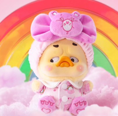 Ready Stock Original Upset Duck Care Bears V5 Be Rainbow Duck 正版烦人鸭化身彩虹鸭系列第五弹