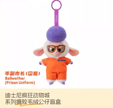 Zootopia Vinyl Plush Pendant Blind Box – Cute Zootopia Plush Toy Blind Box Collectible Gift