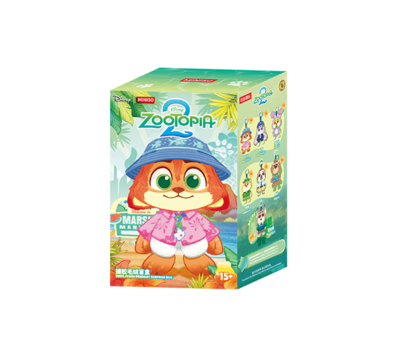 Ready Stock Original Zootopia 2 City Residents Series Blind Box (Soft Vinyl Plush)
