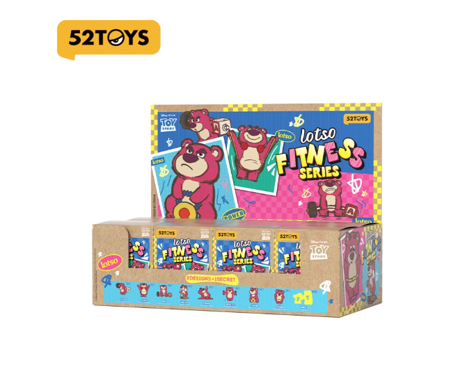52TOYS Lotso V4 Fitness Series — Blind Box Trendy Toy