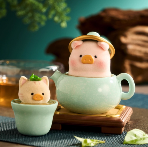 Toyzeroplus + Original Lu’s Little Restaurant Series Flocked Blind Box Toy