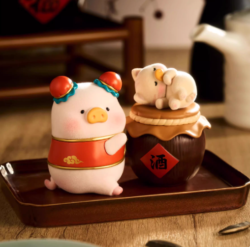 Toyzeroplus + Original Lu’s Little Restaurant Series Flocked Blind Box Toy