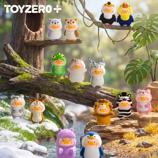 Original Toyzeroplus Lulu The Piggy Animal Party 2nd Generation 罐头猪LuLu动物派对2代盲盒二代手办公仔