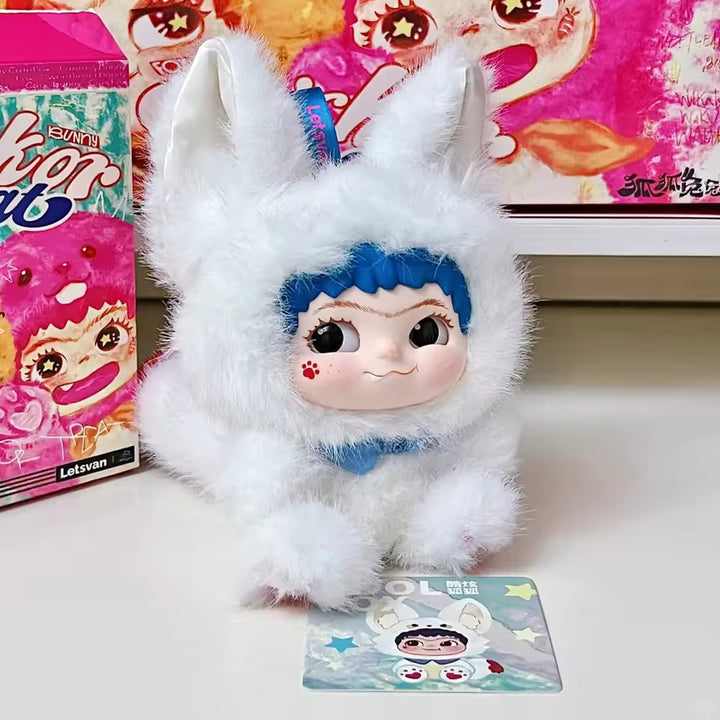 Original MINISO WAKUKU 2.0 Wow Kuku Rabbit & FoxFox Series Blind Box 名创优品WAKUKU哇库库毛毛潮趣系列盲盒手办摆件毛绒礼物
