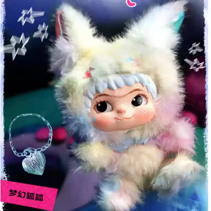 Original MINISO WAKUKU 2.0 Wow Kuku Rabbit & FoxFox Series Blind Box 名创优品WAKUKU哇库库毛毛潮趣系列盲盒手办摆件毛绒礼物