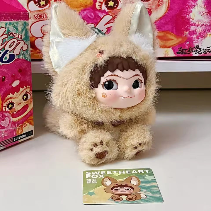 Original MINISO WAKUKU 2.0 Wow Kuku Rabbit & FoxFox Series Blind Box 名创优品WAKUKU哇库库毛毛潮趣系列盲盒手办摆件毛绒礼物