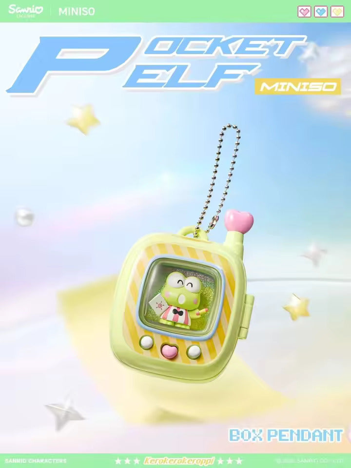 Original MINISO Sanrio Characters Pocket Elf Series Blind Box Pendant 名创优品三丽鸥口袋精灵系列盲盒挂件玉桂狗酷洛米挂饰