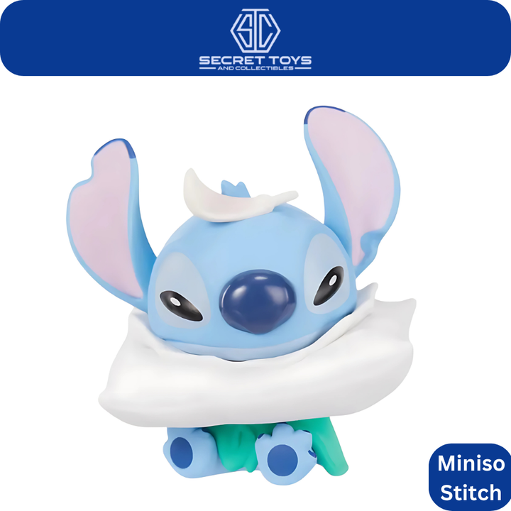 MINISO Disney Stitch Pillow Fight Series Blind box Figure Mystery Box 史迪奇枕头大战系列盲盒