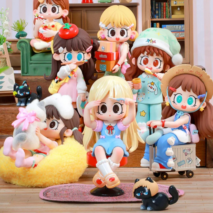 Original Milay Daily Times Series 3 Blind Box 蜜啦三代慵懒时光系列盲盒可爱公仔潮玩手办桌面摆件礼物女