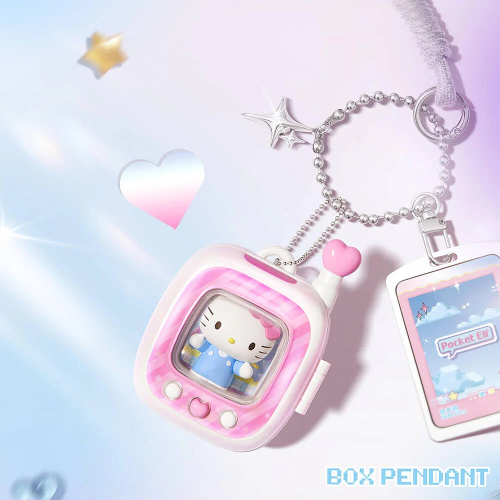 Original MINISO Sanrio Characters Pocket Elf Series Blind Box Pendant 名创优品三丽鸥口袋精灵系列盲盒挂件玉桂狗酷洛米挂饰