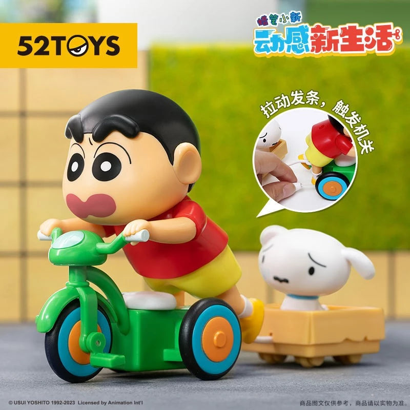 ORIGINAL 52Toys Crayon Shin Chan Dynamic Shin-Life Anime Moving Collections Figure