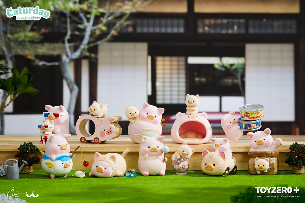 新品未開封 Lulu the piggy catur day CATURDAY LuLu The Piggy KITTY TEASER *USA ONLY TOYZEROPLUS