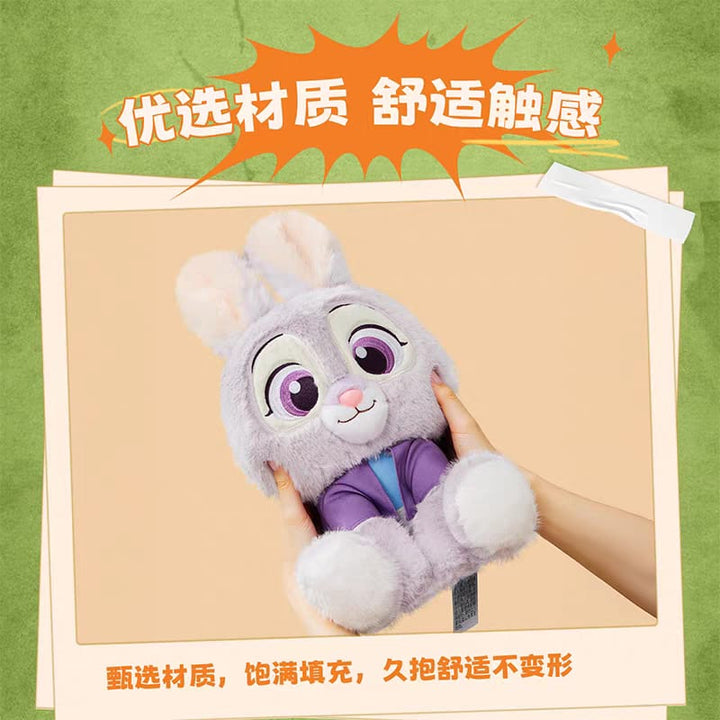 Zootopia Plush Toy Judy Hopps & Nick Wilde Stuffed Doll Gift 疯狂动物城毛绒玩偶朱迪尼克公仔娃娃礼物