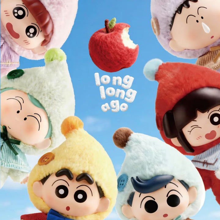 Sopfun Crayon Shin-chan Fairy Tale Dwarf Blind Box Plush Vinyl Keychain Doll Sopfun 蜡笔小新矮人童话盲盒搪胶毛绒挂件娃娃潮玩女生礼物