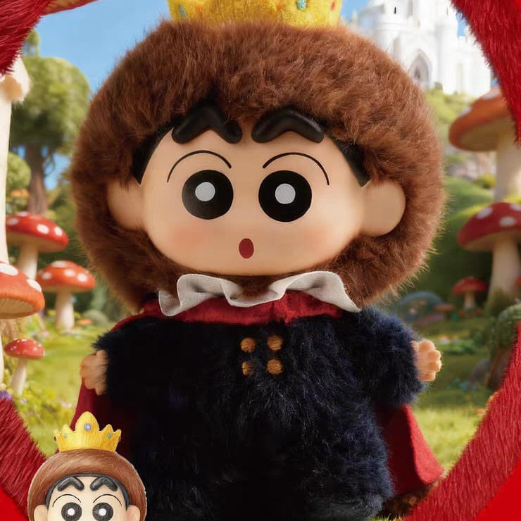 Sopfun Crayon Shin-chan Fairy Tale Dwarf Blind Box Plush Vinyl Keychain Doll Sopfun 蜡笔小新矮人童话盲盒搪胶毛绒挂件娃娃潮玩女生礼物