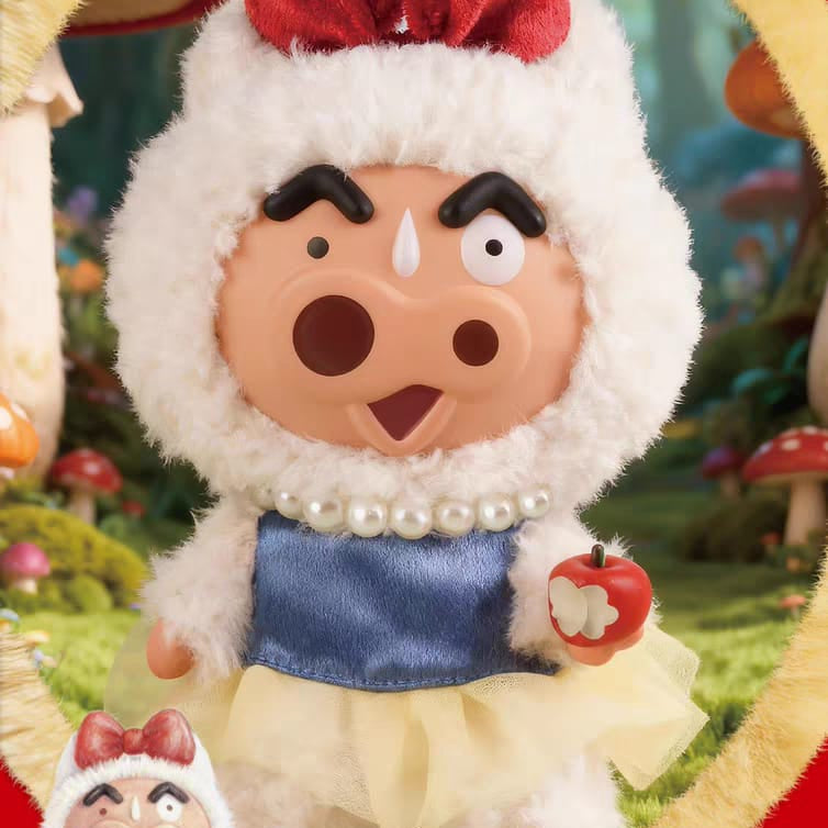 Sopfun Crayon Shin-chan Fairy Tale Dwarf Blind Box Plush Vinyl Keychain Doll Sopfun 蜡笔小新矮人童话盲盒搪胶毛绒挂件娃娃潮玩女生礼物