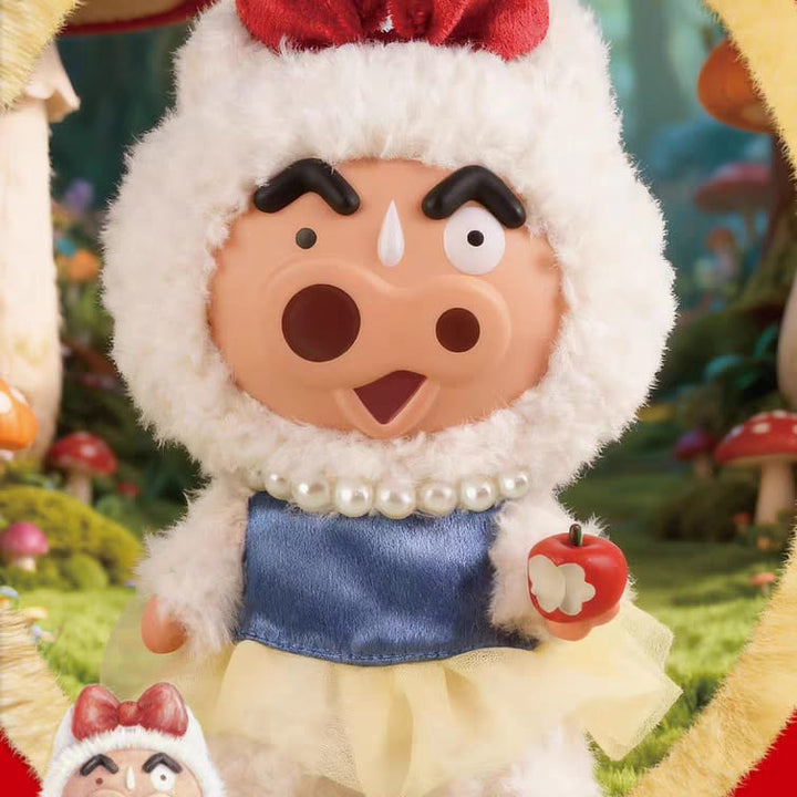 Sopfun Crayon Shin-chan Fairy Tale Dwarf Blind Box Plush Vinyl Keychain Doll Sopfun 蜡笔小新矮人童话盲盒搪胶毛绒挂件娃娃潮玩女生礼物