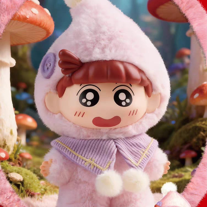 Sopfun Crayon Shin-chan Fairy Tale Dwarf Blind Box Plush Vinyl Keychain Doll Sopfun 蜡笔小新矮人童话盲盒搪胶毛绒挂件娃娃潮玩女生礼物