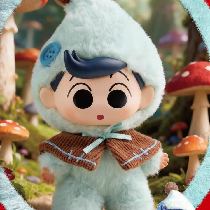 Sopfun Crayon Shin-chan Fairy Tale Dwarf Blind Box Plush Vinyl Keychain Doll Sopfun 蜡笔小新矮人童话盲盒搪胶毛绒挂件娃娃潮玩女生礼物