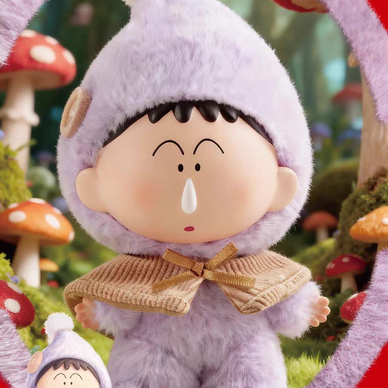 Sopfun Crayon Shin-chan Fairy Tale Dwarf Blind Box Plush Vinyl Keychain Doll Sopfun 蜡笔小新矮人童话盲盒搪胶毛绒挂件娃娃潮玩女生礼物