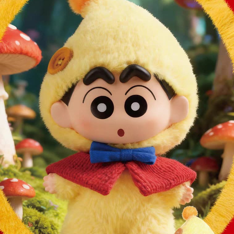 Sopfun Crayon Shin-chan Fairy Tale Dwarf Blind Box Plush Vinyl Keychain Doll Sopfun 蜡笔小新矮人童话盲盒搪胶毛绒挂件娃娃潮玩女生礼物