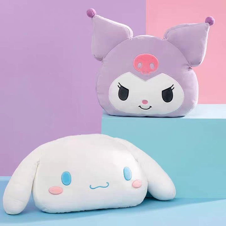 Sanrio Plush Pillow Cushion – Kuromi & Cinnamoroll Soft Stuffed Toy Gift 三丽鸥抱枕库洛米玉桂狗大耳狗靠枕玩偶毛绒礼物