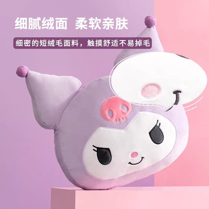 Sanrio Plush Pillow Cushion – Kuromi & Cinnamoroll Soft Stuffed Toy Gift 三丽鸥抱枕库洛米玉桂狗大耳狗靠枕玩偶毛绒礼物