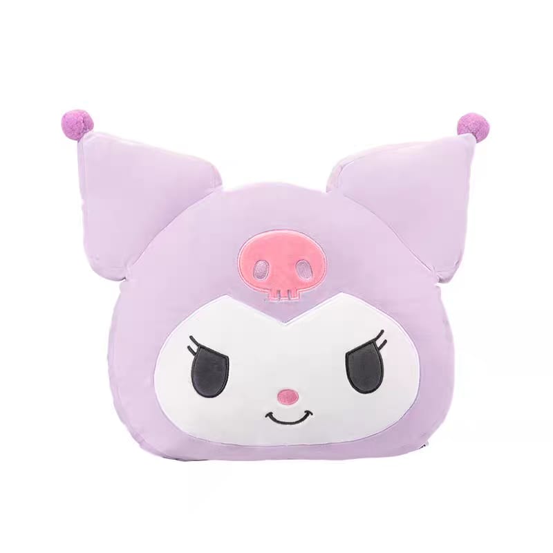 Sanrio Plush Pillow Cushion – Kuromi & Cinnamoroll Soft Stuffed Toy Gift 三丽鸥抱枕库洛米玉桂狗大耳狗靠枕玩偶毛绒礼物