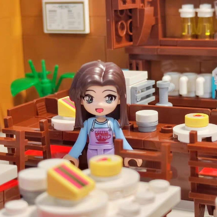 Keeppley Detective Conan Agency Office Building Blocks Professor Agasa's House Building Blocks Keeppley名侦探柯南积木事务所摆件生日礼物