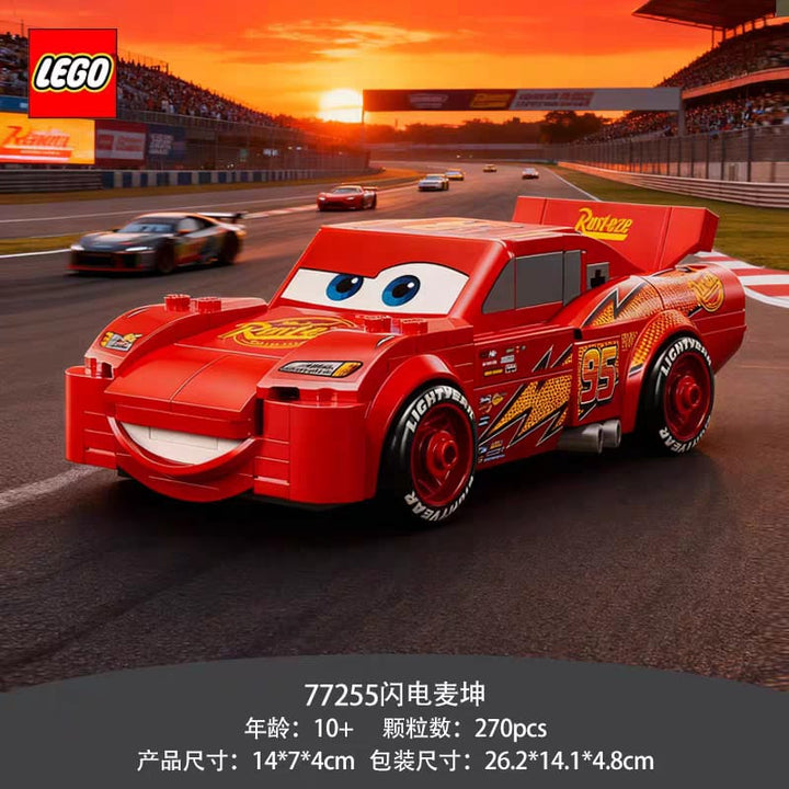 LEGO  77255 Lightning McQueen Building Set Racing Car Construction Toy Gift for Boys 乐高超级赛车系列77255闪电麦坤益智男女孩拼搭积木礼物