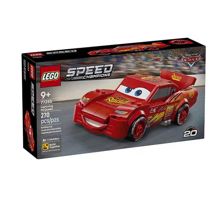 LEGO  77255 Lightning McQueen Building Set Racing Car Construction Toy Gift for Boys 乐高超级赛车系列77255闪电麦坤益智男女孩拼搭积木礼物