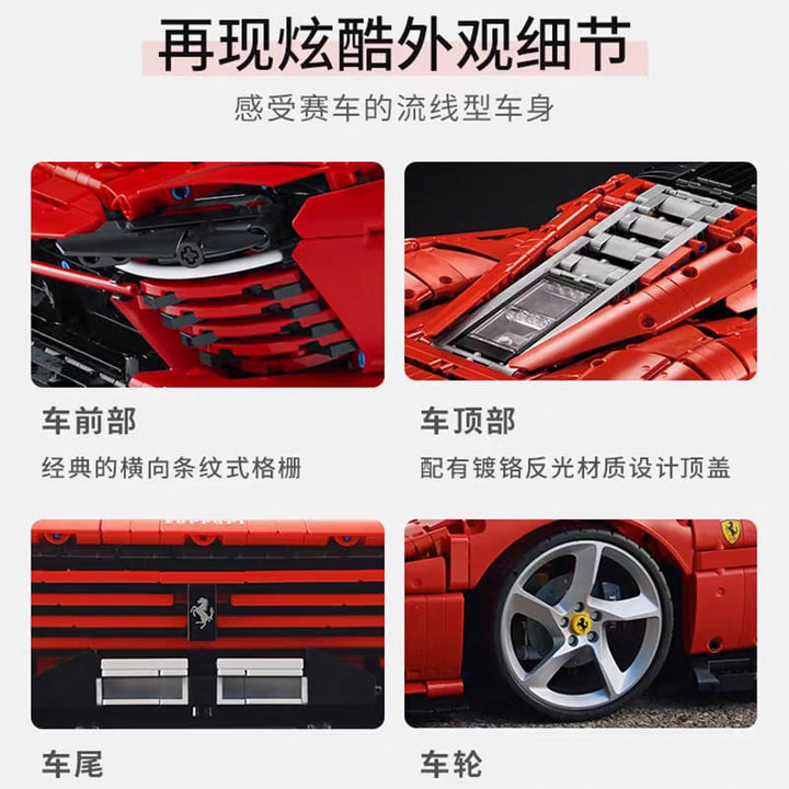 LEGO Technic 42143 Ferrari Daytona SP3 Supercar Set – Construction Toy for Boys LEGO 42143法拉利SP3赛车跑车男女孩子拼装积木玩具