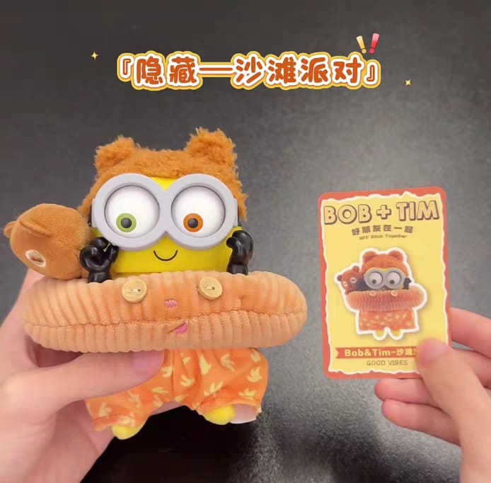 52TOYS BOB & TIM Minion Best Friends Together Series Vinyl Plush Blind Box – Trendy Collectible