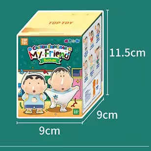 TOPTOY Crayon Shin-chan My Friend Bochan Blind Box Figure Cute Collectible Toy TOPTOY蜡笔小新我的呆呆朋友系列
