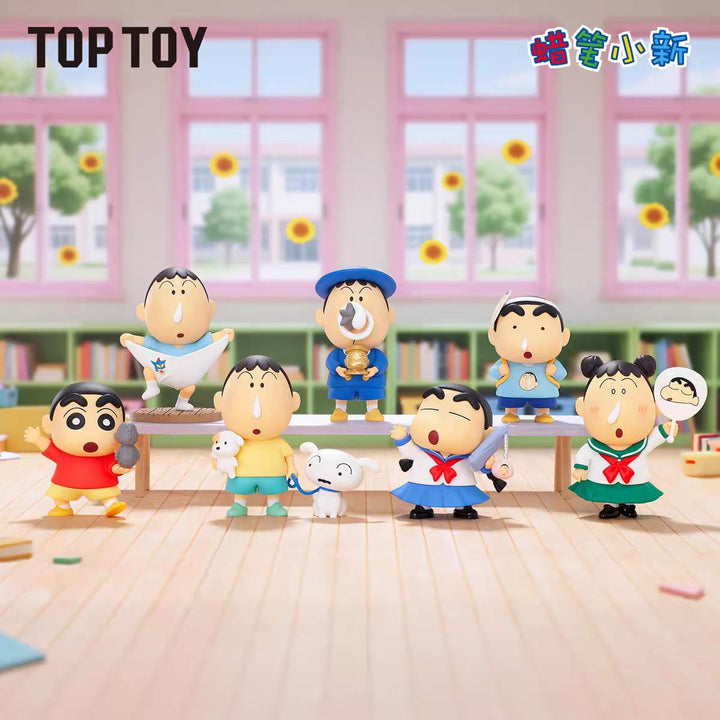 TOPTOY Crayon Shin-chan My Friend Bochan Blind Box Figure Cute Collectible Toy TOPTOY蜡笔小新我的呆呆朋友系列