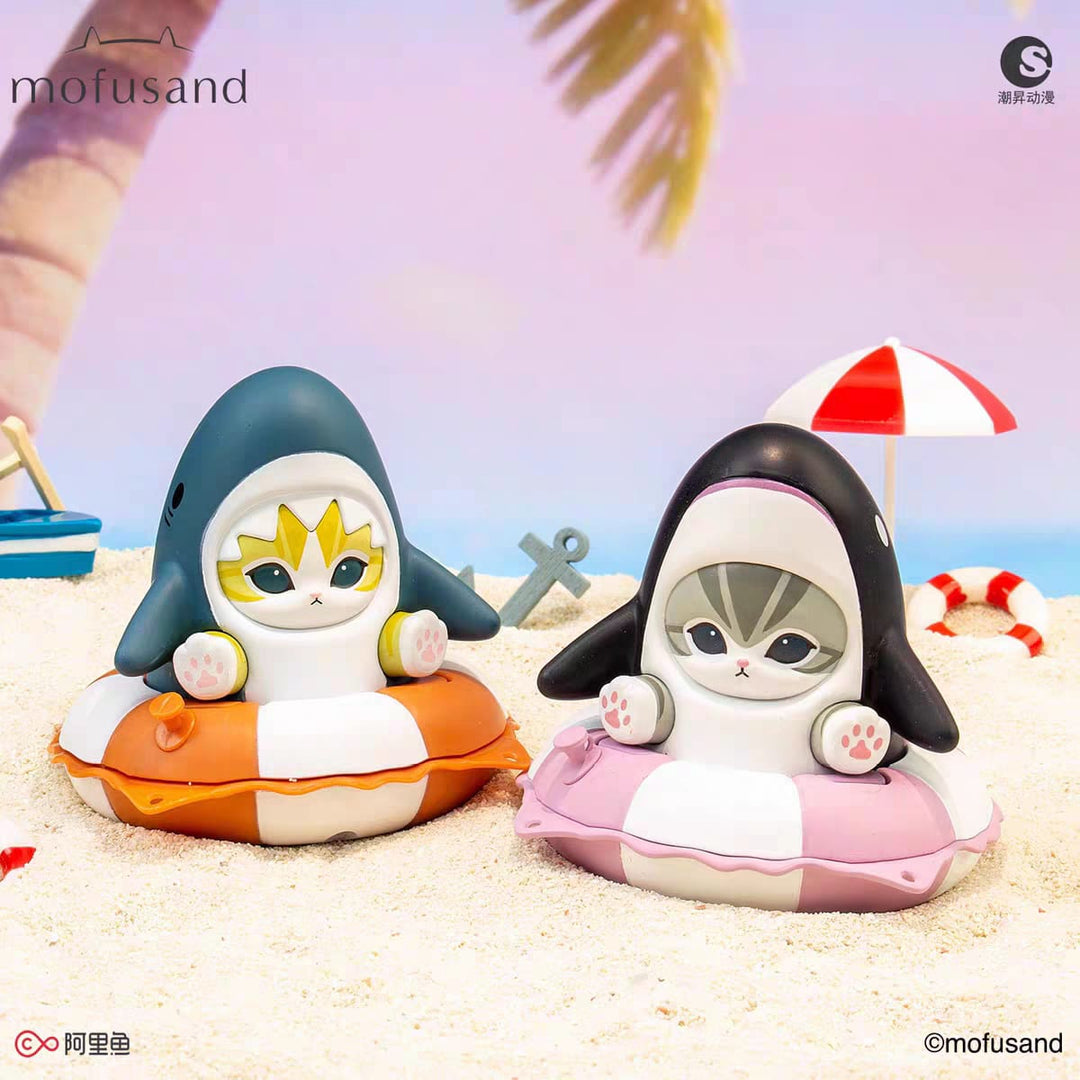Mofusand Swim Ring Series Blind Box Cute Collectible Figure Desk Decoration Gift 猫福珊迪游泳圈系列潮玩盲盒