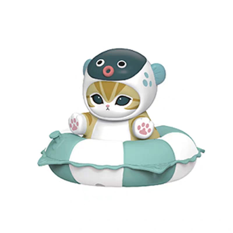Mofusand Swim Ring Series Blind Box Cute Collectible Figure Desk Decoration Gift 猫福珊迪游泳圈系列潮玩盲盒