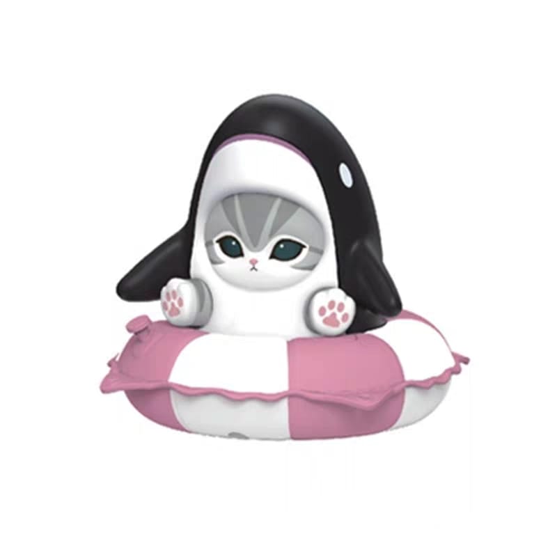 Mofusand Swim Ring Series Blind Box Cute Collectible Figure Desk Decoration Gift 猫福珊迪游泳圈系列潮玩盲盒