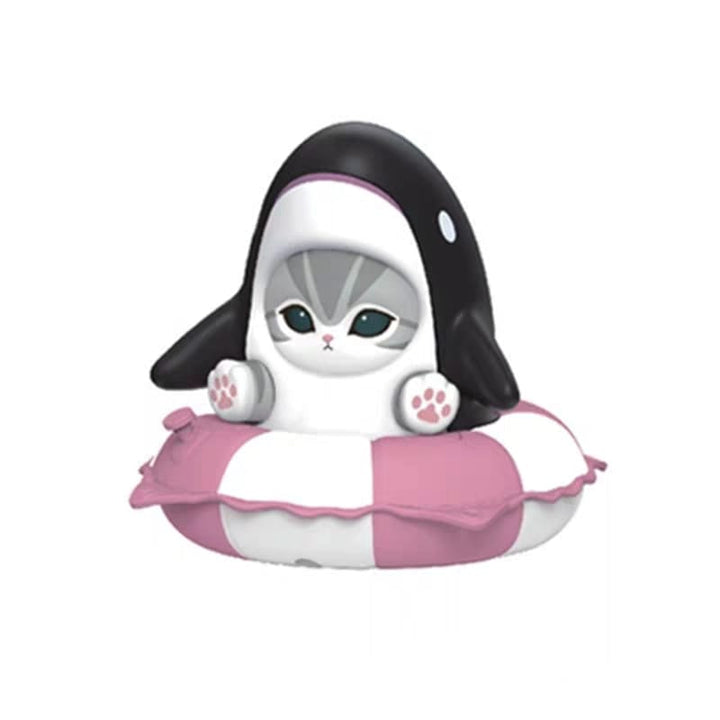 Mofusand Swim Ring Series Blind Box Cute Collectible Figure Desk Decoration Gift 猫福珊迪游泳圈系列潮玩盲盒