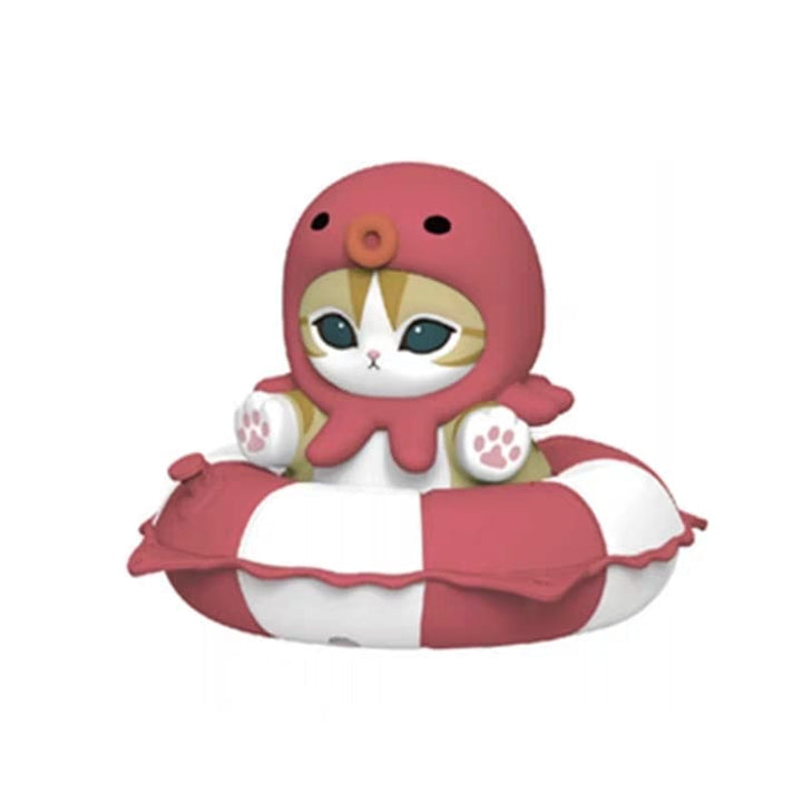 Mofusand Swim Ring Series Blind Box Cute Collectible Figure Desk Decoration Gift 猫福珊迪游泳圈系列潮玩盲盒