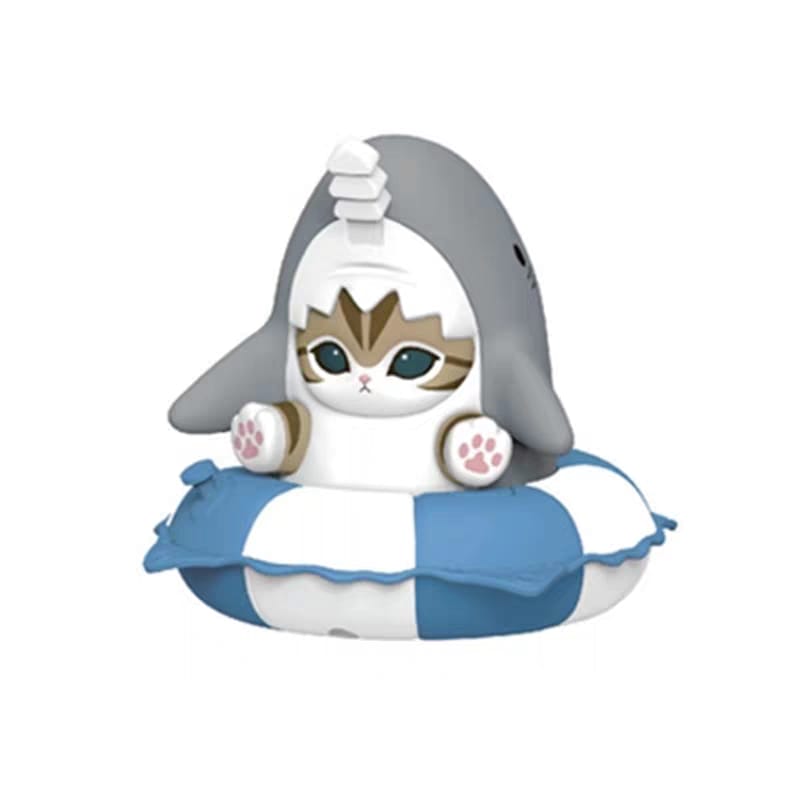 Mofusand Swim Ring Series Blind Box Cute Collectible Figure Desk Decoration Gift 猫福珊迪游泳圈系列潮玩盲盒