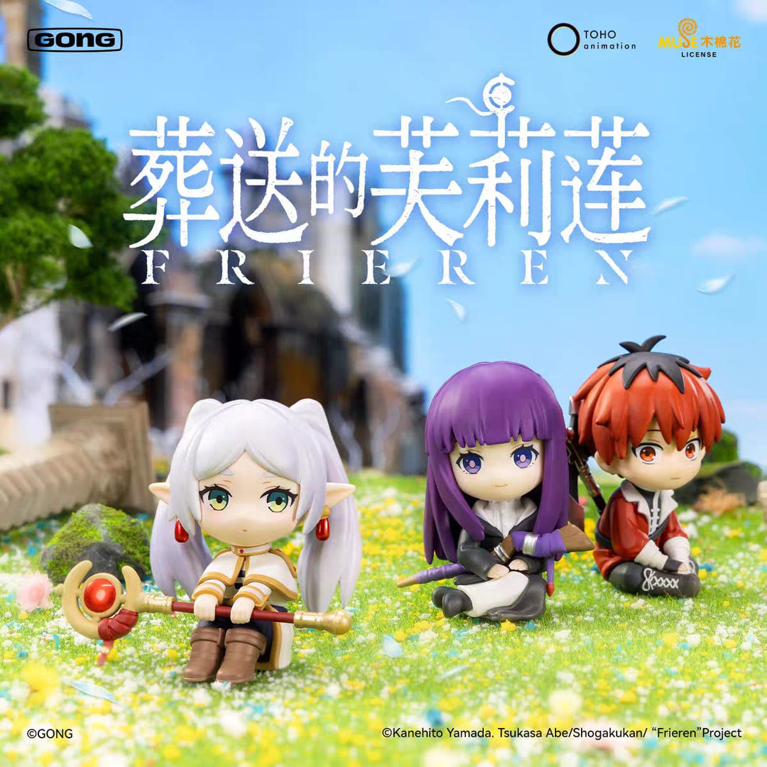Frieren Series Blind Box Cute Collectible Figure Anime Desk Decoration Gift 共鸣葬送的芙莉莲系列潮玩盲盒
