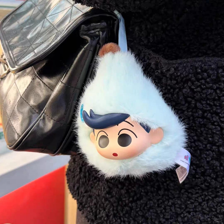 Sopfun Crayon Shin-chan Dwarf Fairy Tale Blind Box Mini Bag Keychain Earphone 蜡笔小新矮人童话挂件小包盲盒耳机包
