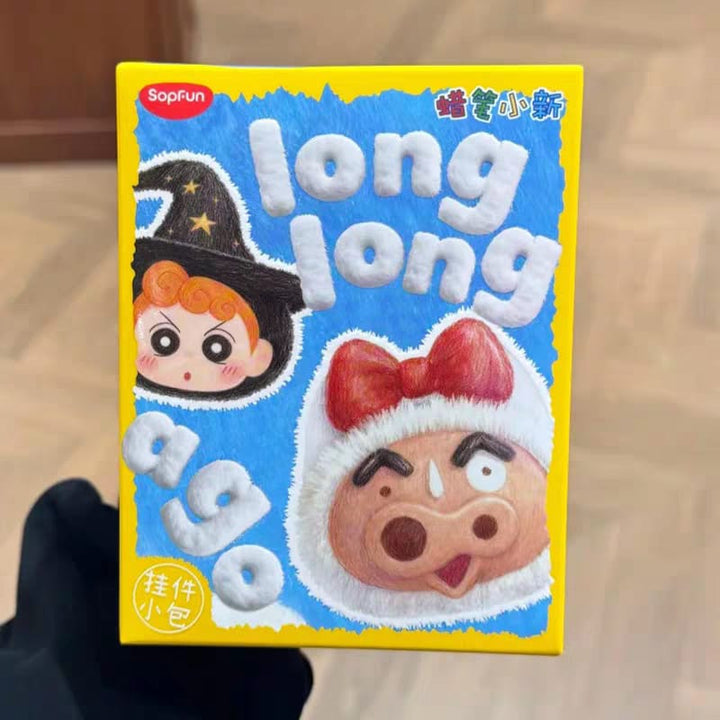 Sopfun Crayon Shin-chan Dwarf Fairy Tale Blind Box Mini Bag Keychain Earphone 蜡笔小新矮人童话挂件小包盲盒耳机包