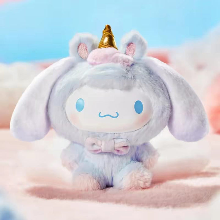Sanrio Characters Dream Unicorn Plush Figurine Blind Box Cute Plush Vinyl Collectible Toy 三丽鸥系列梦幻独角兽系列搪胶毛绒摆件可爱盲盒