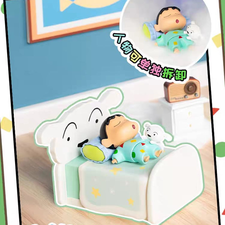 Ready Stock Cute Shin-chan Desk Speaker Decoration Gift Gift for Girlfriend Birthday Gift Cute Desk Setup 晚安蜡笔小新蓝牙音响周边送男女生女朋友生日礼物实用摆件