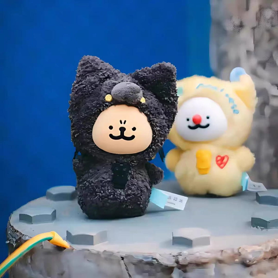 Funism Playful Lifestyle Maltese “My Good Companion” Vinyl Plush Blind Box Keychain Doll 玩乐主义线条小狗我的好伙伴搪胶毛绒盲盒周边挂件娃娃女